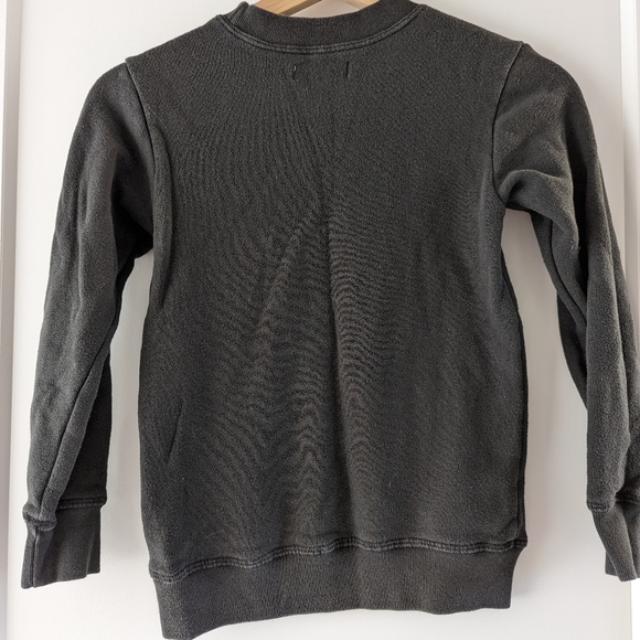 Preloved Condition Spiritual Gangster Cotton Sweatshirt in Black Size 6 Kids - Picture 4 of 5